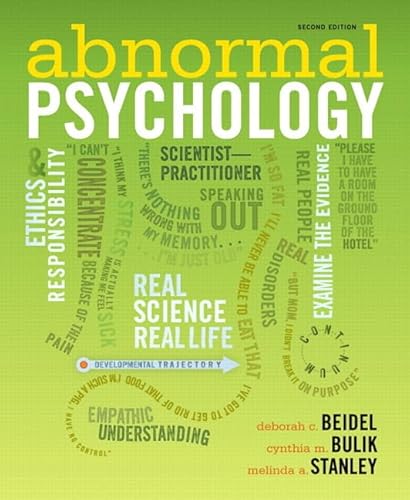 Beispielbild fr Abnormal Psychology + New Mypsychlab With Etext zum Verkauf von Irish Booksellers
