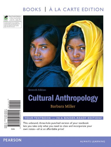 Imagen de archivo de Cultural Anthropology, Books a la Carte Edition (7th Edition) a la venta por HPB-Red