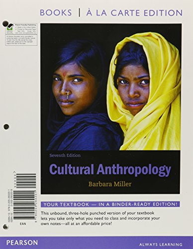 Cultural Anthropology (9780205260218) by Miller, Barbara D.