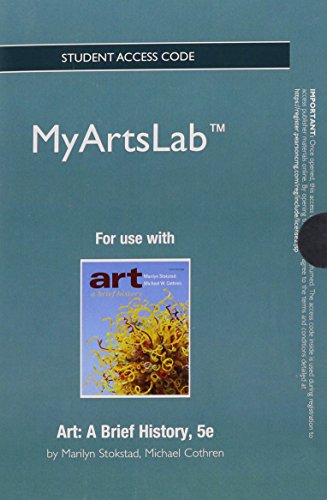 Art MyArtsLab Access Code: A Brief History (9780205260263) by Stokstad, Marilyn; Cothren, Michael