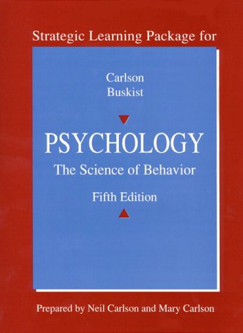 Beispielbild fr Strategic Learning Package for Psychology: The Science of Behavior zum Verkauf von The Book Cellar, LLC