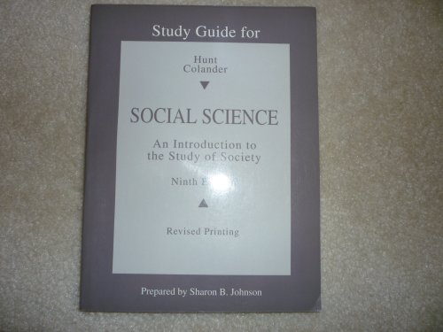 Stock image for Social Science: An Introduction to the Study of Society for sale by Wonder Book