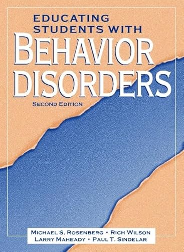 Imagen de archivo de Educating Students with Behavior Disorders (2nd Edition) a la venta por Textbookplaza