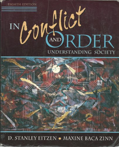 Imagen de archivo de In Conflict and Order: Understanding Society a la venta por Wonder Book