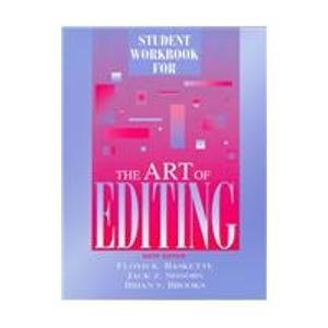 Imagen de archivo de The Art of Editing a la venta por Iridium_Books