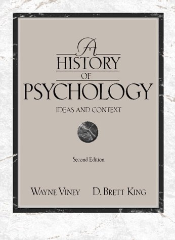 Beispielbild fr A History of Psychology: Ideas and Context (2nd Edition) zum Verkauf von Wonder Book