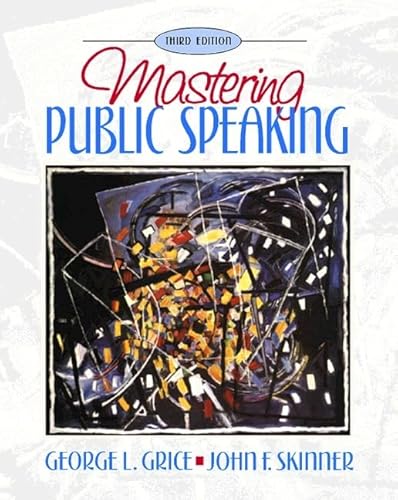 Beispielbild fr Mastering Public Speaking zum Verkauf von Better World Books