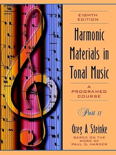 Stock image for Harmonic Materials in Tonal Music: A Programmed Course Part II for sale by Roundabout Books