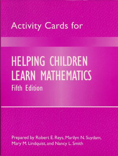 Beispielbild fr Activity Cards for Helping Children Learn Mathematics zum Verkauf von BookHolders