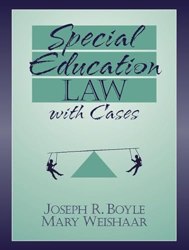 Beispielbild fr Special Education Law with Cases zum Verkauf von Better World Books