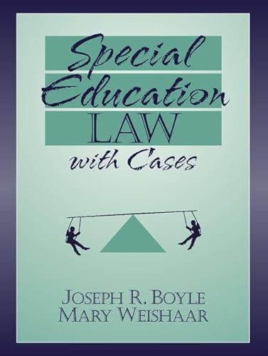 Imagen de archivo de Special Education Law with Cases a la venta por Better World Books