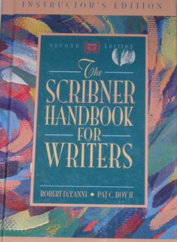 Stock image for The Scribner Handbook for Writers for sale by HPB-Red