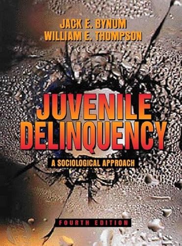 Stock image for Juvenile Delinquency A Sociological Approach for sale by Hammonds Antiques & Books