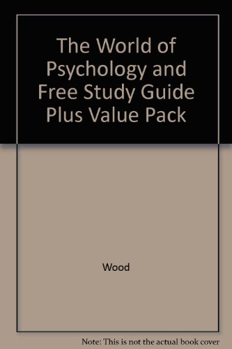 The World of Psychology and Free Study Guide Plus Value Pack (9780205278213) by Unknown Author