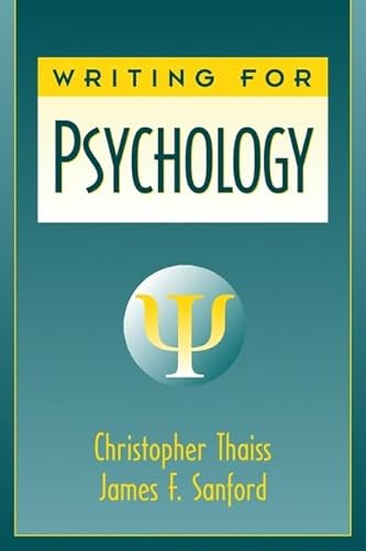 Stock image for Writing for Psychology for sale by Archives Books inc.