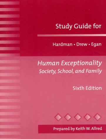 Human Exceptionality (9780205286089) by Drew, Clifford J.; Hardman, Michael L.