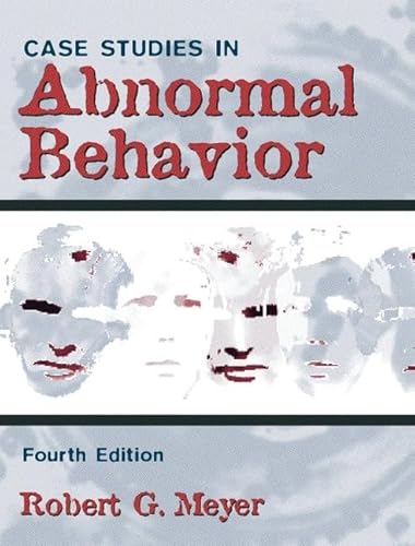 Beispielbild fr Case Studies in Abnormal Behavior zum Verkauf von Wonder Book