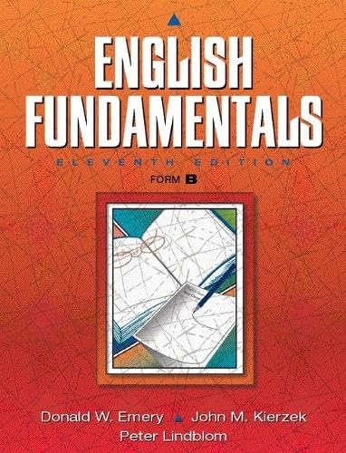 9780205290277: English Fundamentals: Form B