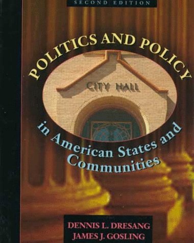 Imagen de archivo de Politics and Policy in American States and Communities a la venta por HPB-Red