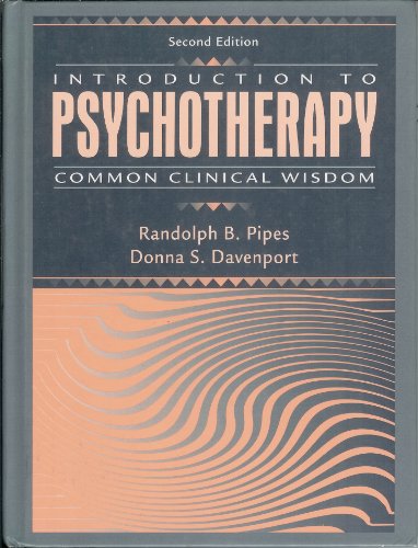 Imagen de archivo de Introduction to Psychotherapy: Common Clinical Wisdom a la venta por ThriftBooks-Atlanta