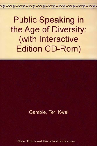 9780205294671: Public Speaking in the Age of Diversity (With Interactive Edition CD-ROM)