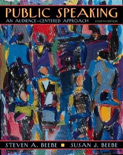 9780205295593: Public Speaking: An Audience-Centered Approach