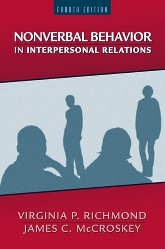 Beispielbild fr Nonverbal Behavior in Interpersonal Relations zum Verkauf von Better World Books