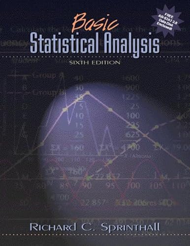 Stock image for Basic Statistical Analysis (6th Edition) for sale by Mispah books