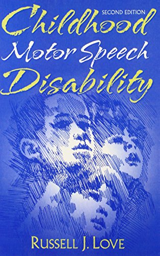 9780205297818: Childhood Motor Speech Disability