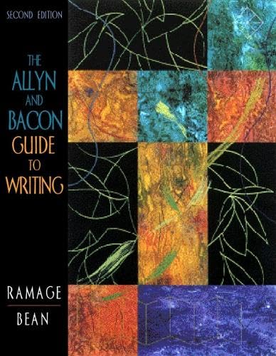 9780205297917: The Allyn & Bacon Guide to Writing