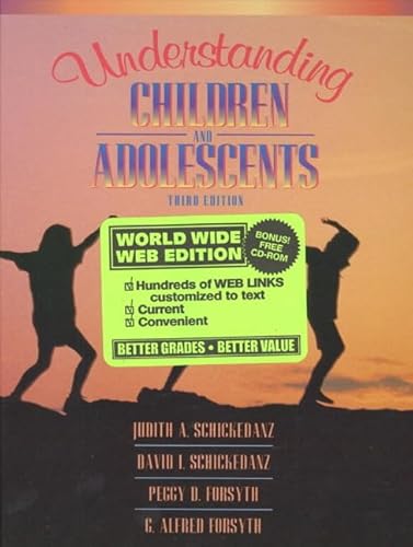 Stock image for Understanding Children and Adolescents for sale by The Book Spot