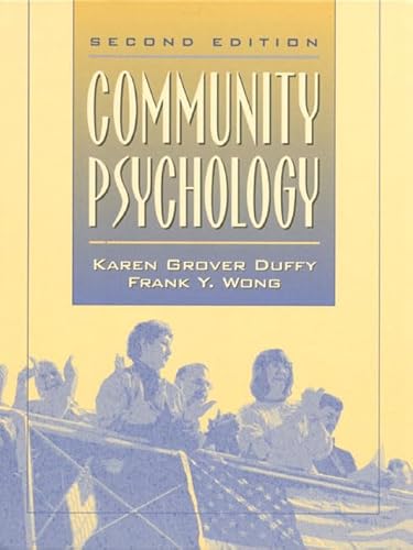 Beispielbild fr Community Psychology (2nd Edition) zum Verkauf von The Book Cellar, LLC