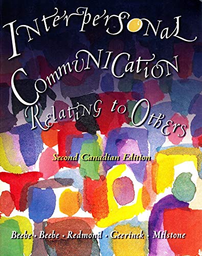 9780205308057: Interpersonal Communication: Relating to Others (2nd Edition)