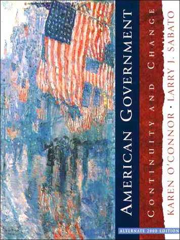 9780205308125: American Government: Continuity and Change 2000: Continuity and Change, Alternate 2000 Edition