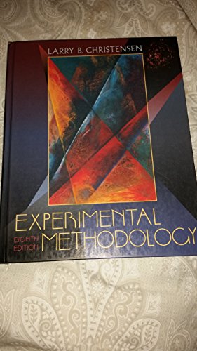 Stock image for Experimental Methodology for sale by Better World Books