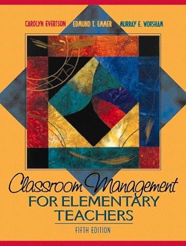 Imagen de archivo de Classroom Management Elementary Teacher a la venta por Better World Books