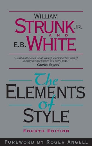 9780205309023: The Elements of Style, Fourth Edition