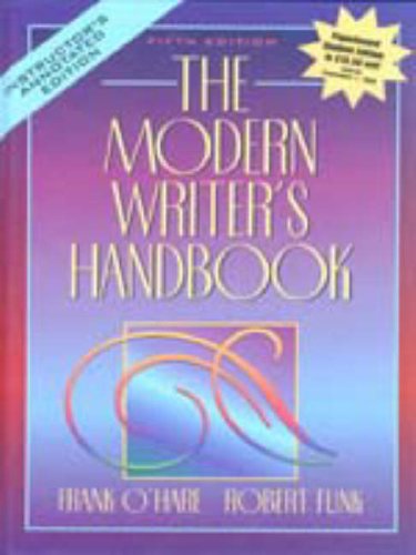 Stock image for The Modern Writer's Handbook for sale by SecondSale