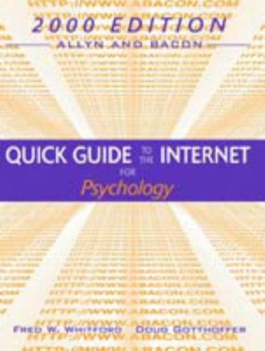9780205309665: Allyn & Bacon Quick Guide to the Internet for Psychology, 2000 Edition(Value-Package Option Only)