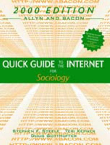 9780205309689: Quick Guide to the Internet for Sociology