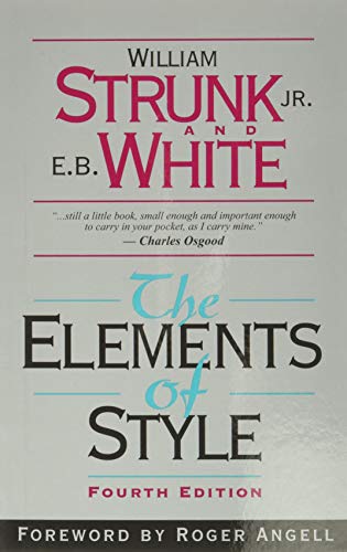 Beispielbild fr The Elements of Style (4th Edition) zum Verkauf von BooksRun