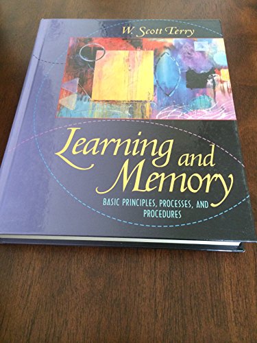 9780205314089: Learning and Memory: Basic Principles, Processes, and Procedures