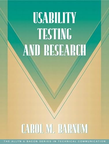 Stock image for Usability Testing and Research (Part of the Allyn & Bacon Series in Technical Communication) for sale by SecondSale
