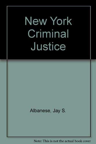 Stock image for Criminal justice in New York for sale by ThriftBooks-Dallas