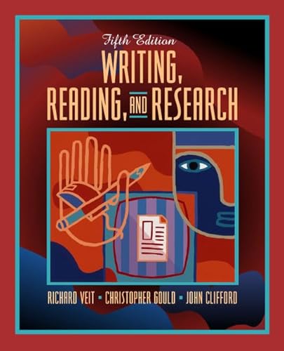 Stock image for Writing, Reading, and Research (5th Edition) for sale by BookHolders