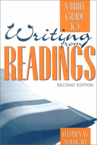 9780205319077: A Brief Guide to Writing from Readings