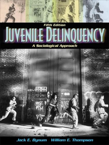 9780205321773: Juvenile Delinquency: A Sociological Approach (5th Edition)