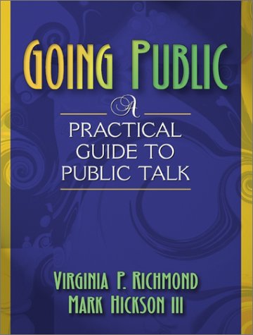 Beispielbild fr Going Public: A Practical Guide to Public Talk zum Verkauf von Wonder Book