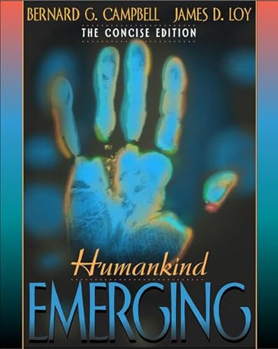 Beispielbild fr Humankind Emerging, Concise Edition zum Verkauf von BookHolders