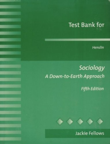 9780205326143: Title: Test Bank for Henslin Sociology a DowntoEarth Appr